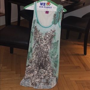 Save the Queen teal dress